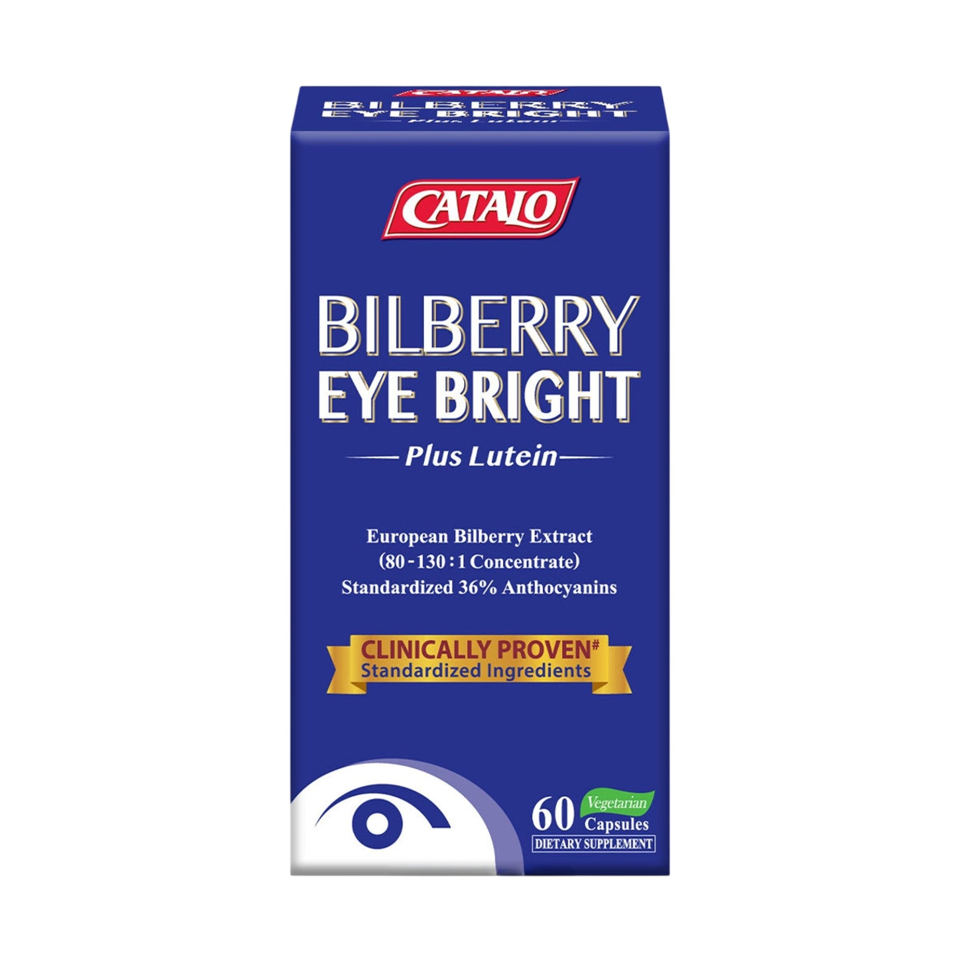 CATALO 皇牌護眼藍莓精華 60 粒
CATALO Bilberry EyeBright Extract 60 Capsules