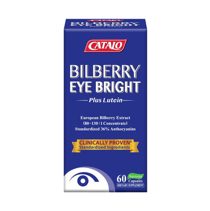 CATALO 皇牌護眼藍莓精華 60 粒
CATALO Bilberry EyeBright Extract 60 Capsules