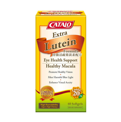 CATALO 特強活視葉黃素配方 60粒
CATALO Extra Lutein Formula 60 Softgels 