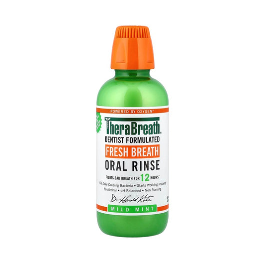 Dentist Formulated Fresh Breath Oral Rinse Mild Mint 16 fl oz (1 pt.) 473 mL