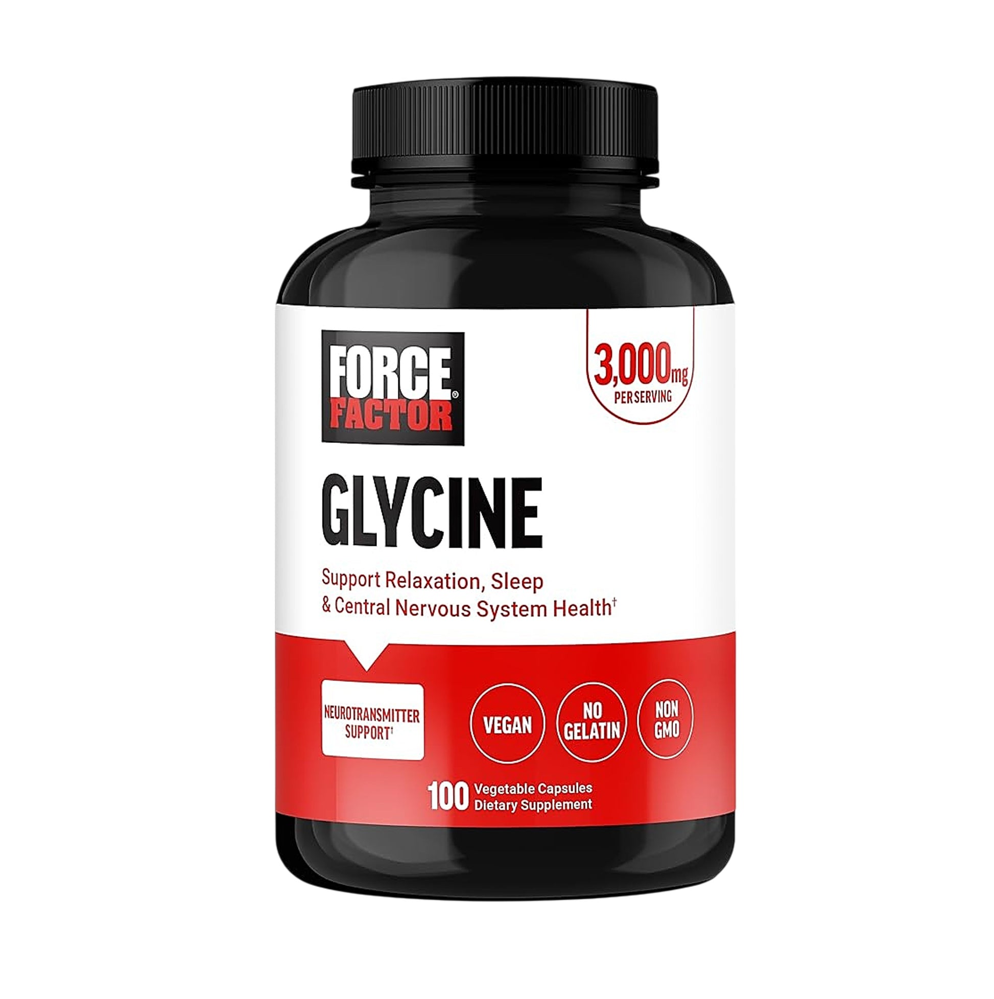 Force Factor Glycine 100 Vegetable Capsules