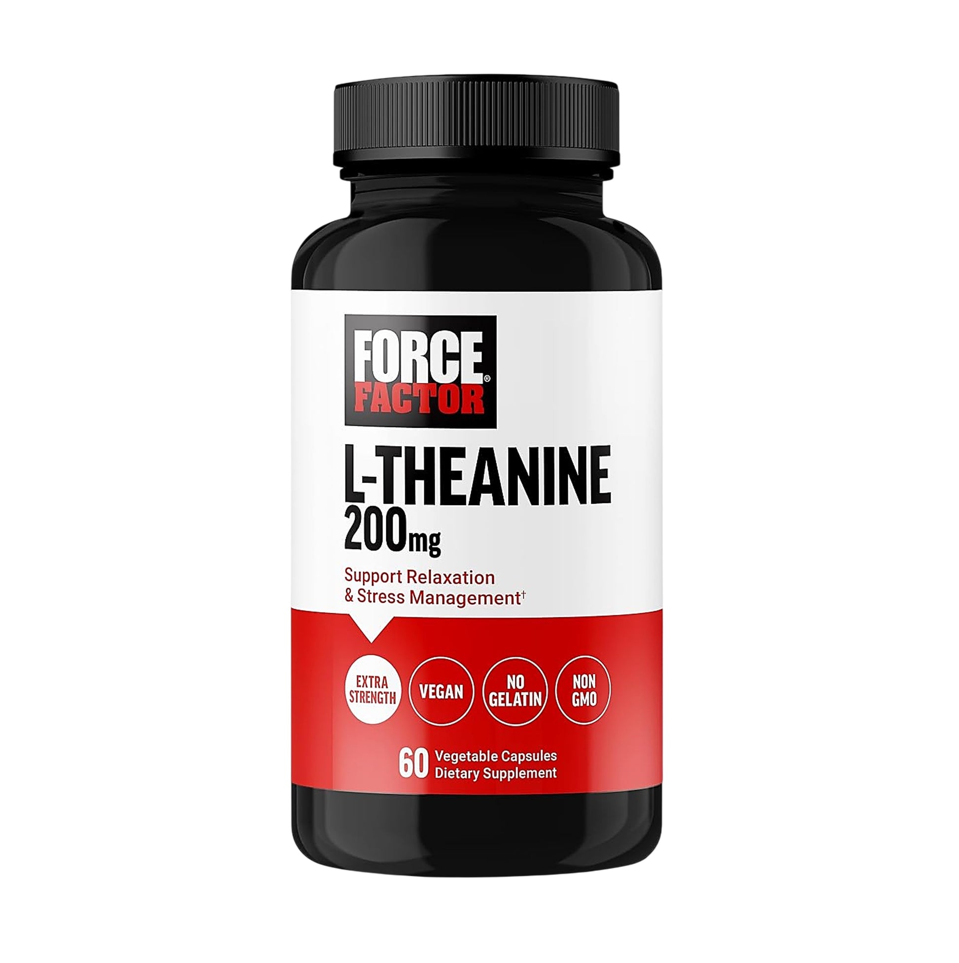 Force Factor L-Theanine 200mg 60 Vegetable Capsules