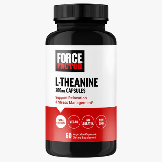 Force Factor L-Theanine 200mg 60 Vegetable Capsules