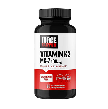 Force Factor MK-7 Vitamin K2 60 Vegetable Capsules