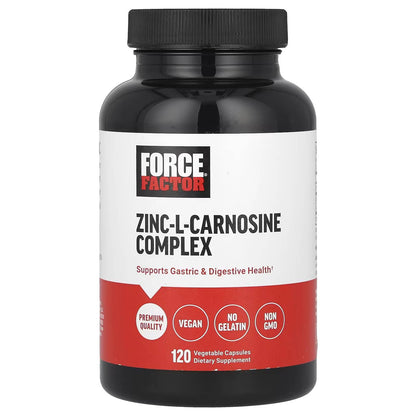 Force Factor Zinc-L-Carnosine Complex 120 Vegetable Capsules