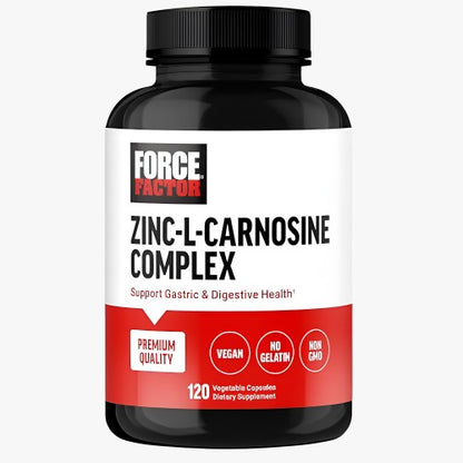 Force Factor Zinc-L-Carnosine Complex 120 Vegetable Capsules