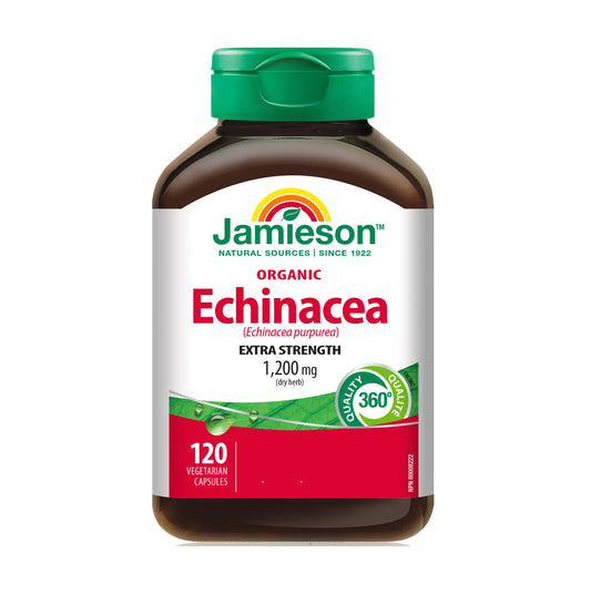 Jamieson 特強有機健體紫錐菊 (1200 毫克) 120 粒  (包裝隨機提供)
