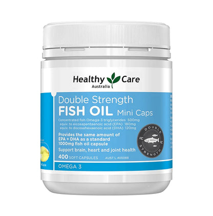 Healthy Care 雙倍強效迷你魚油 400粒軟膠囊