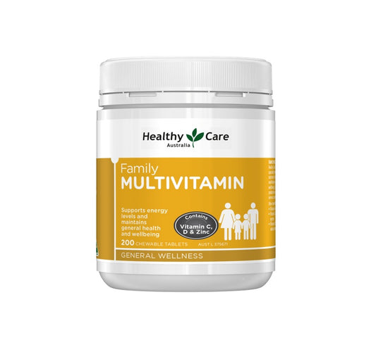Healthy Care Family Multivitamin 200 Chewable Tablets