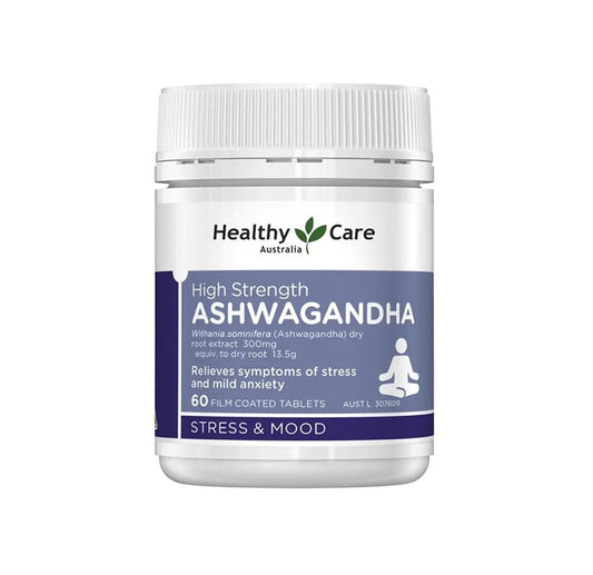 Healthy Care High Strength Ashwagandha 60 Film Coated Tablets