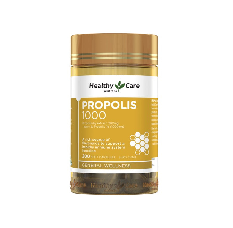 Healthy Care Propolis 1000mg 200 Soft Capsules