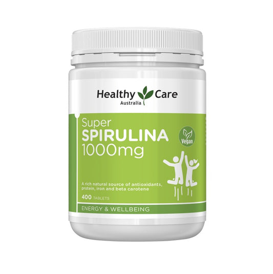 Healthy Care Super Spirulina 1000mg 400 Tablets