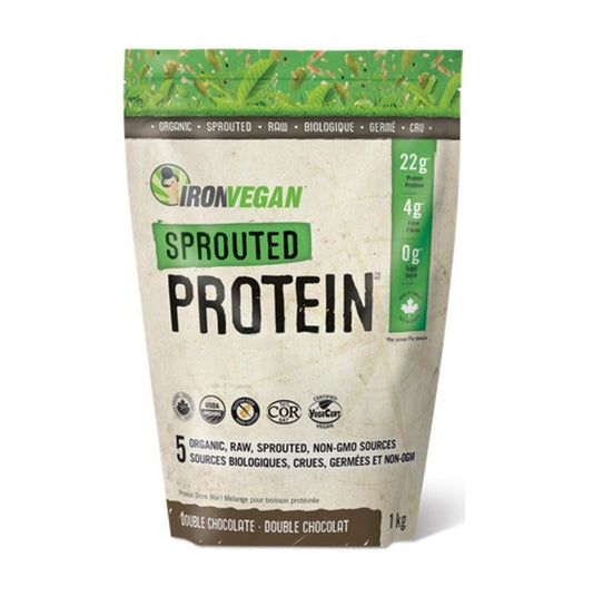 IRONVEGAN 有機催芽蛋白粉 - 朱古力味 1公斤