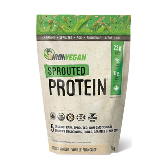 IRONVEGAN 有機催芽蛋白粉 - 雲呢拿味 1公斤