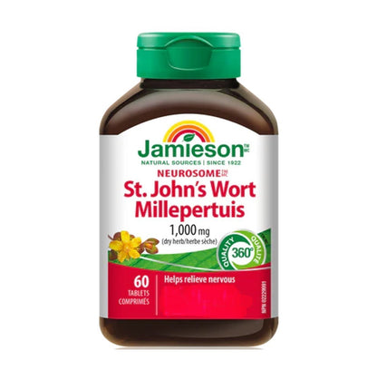Jamieson 舒壓寧神 聖約翰草 (1000 毫克) 60 粒