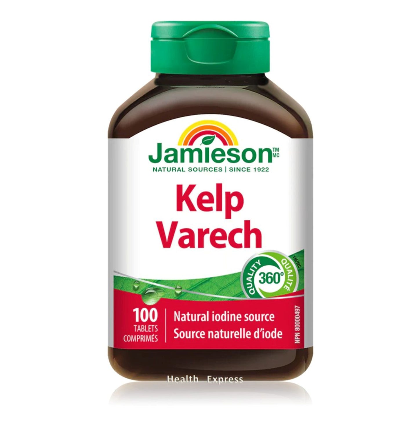 Jamieson 纖體強身海帶精華 100 粒 (包裝隨機提供) 