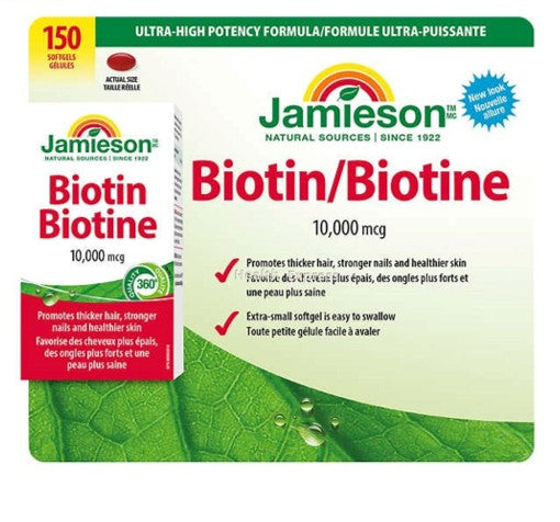 Jamieson 超強生物素 (10000 微克) 150 粒 