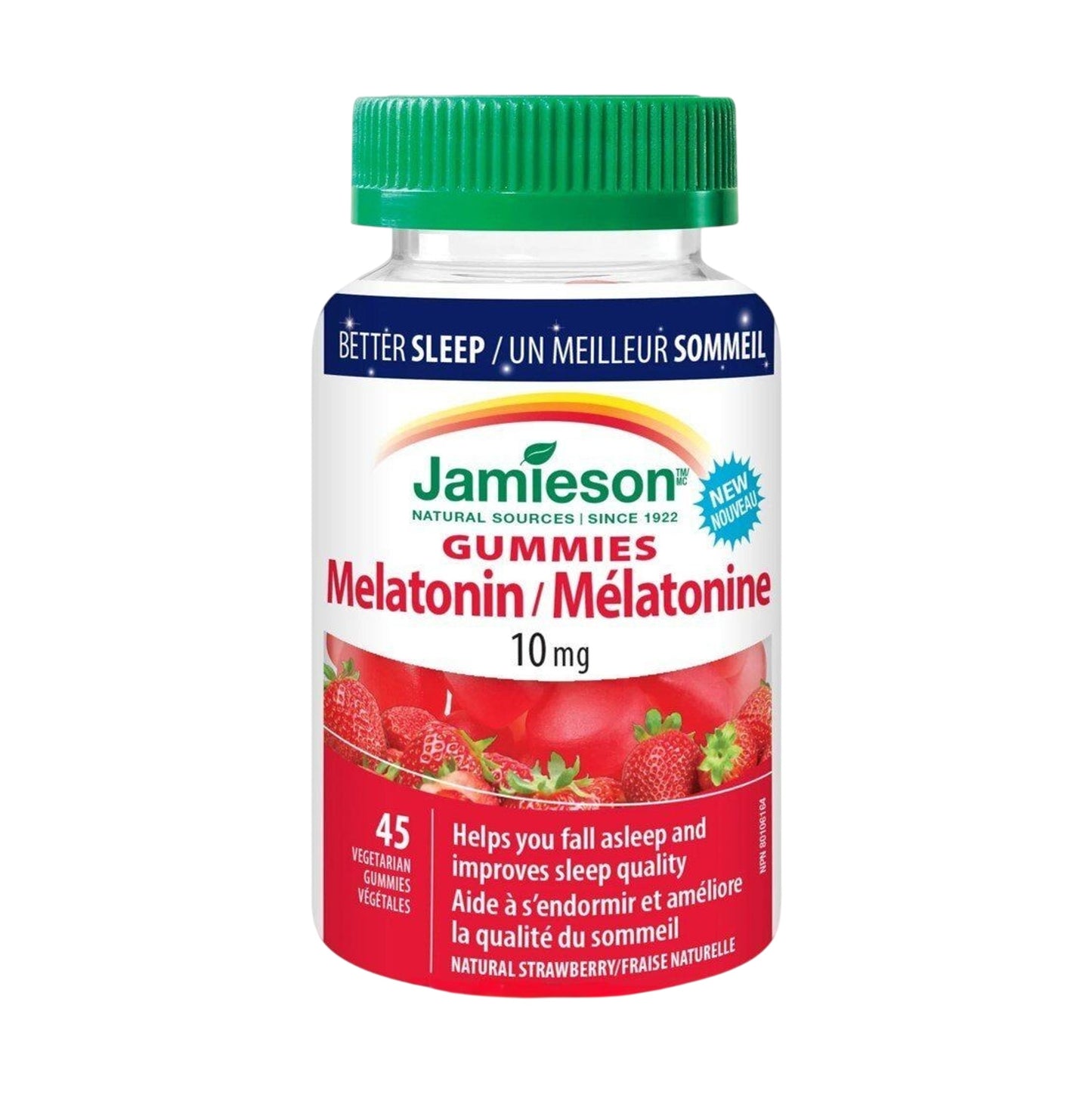 Jamieson 超強甜睡天然褪黑素 (10 毫克) 軟糖 45 粒 