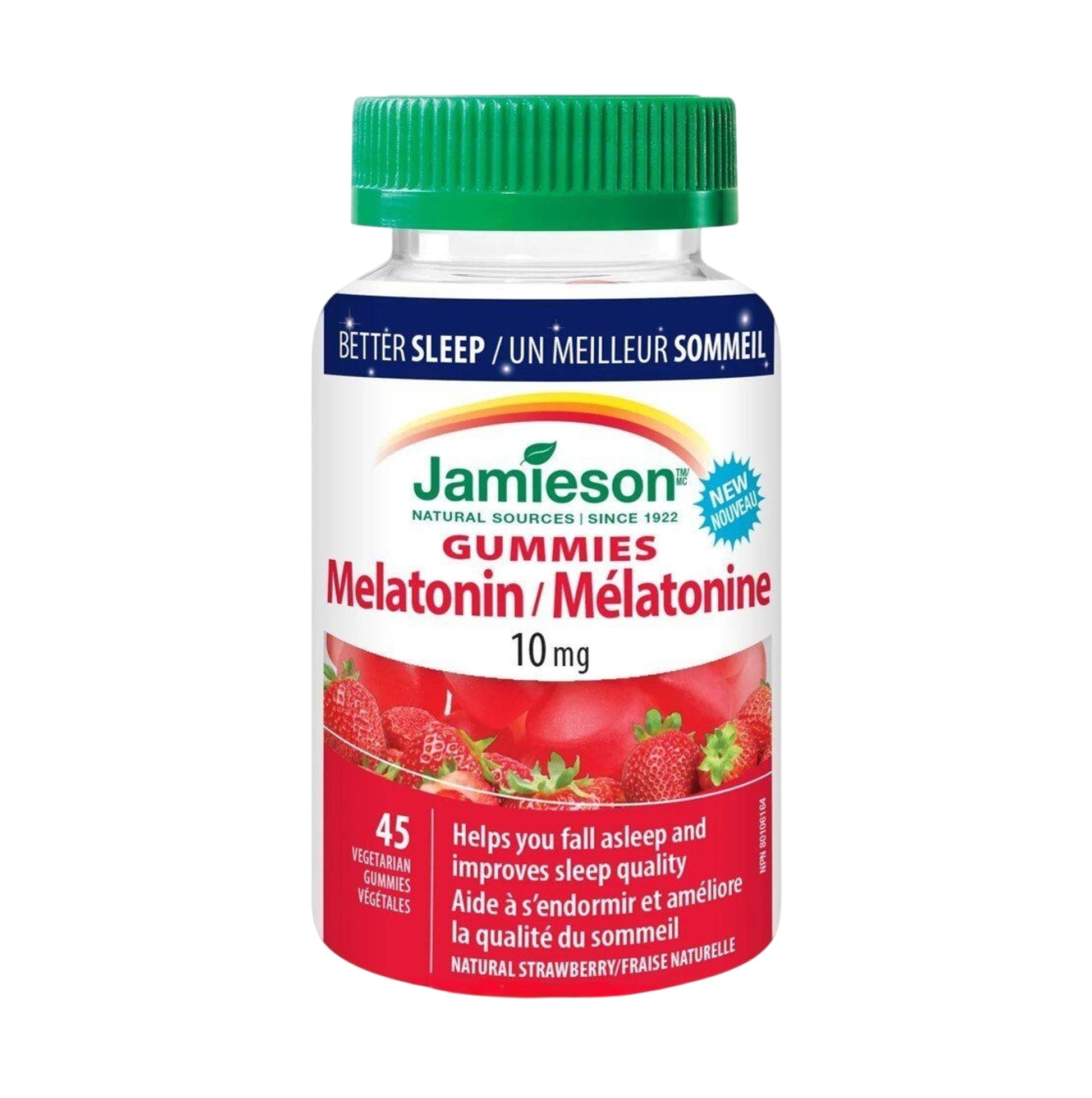Jamieson 超強甜睡天然褪黑素 (10 毫克) 軟糖 45 粒 