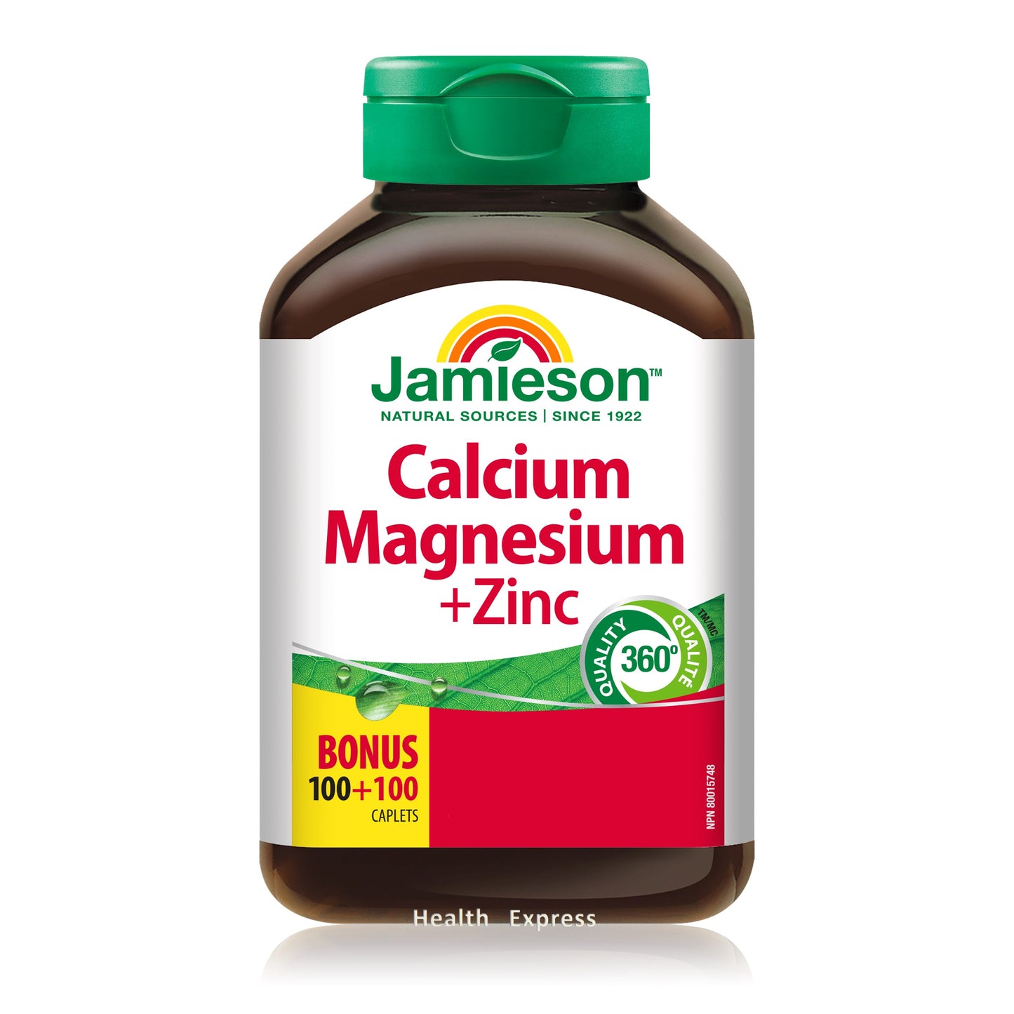 Jamieson 鈣鎂鋅 (超值加量裝) 200 粒裝 (包裝隨機提供)