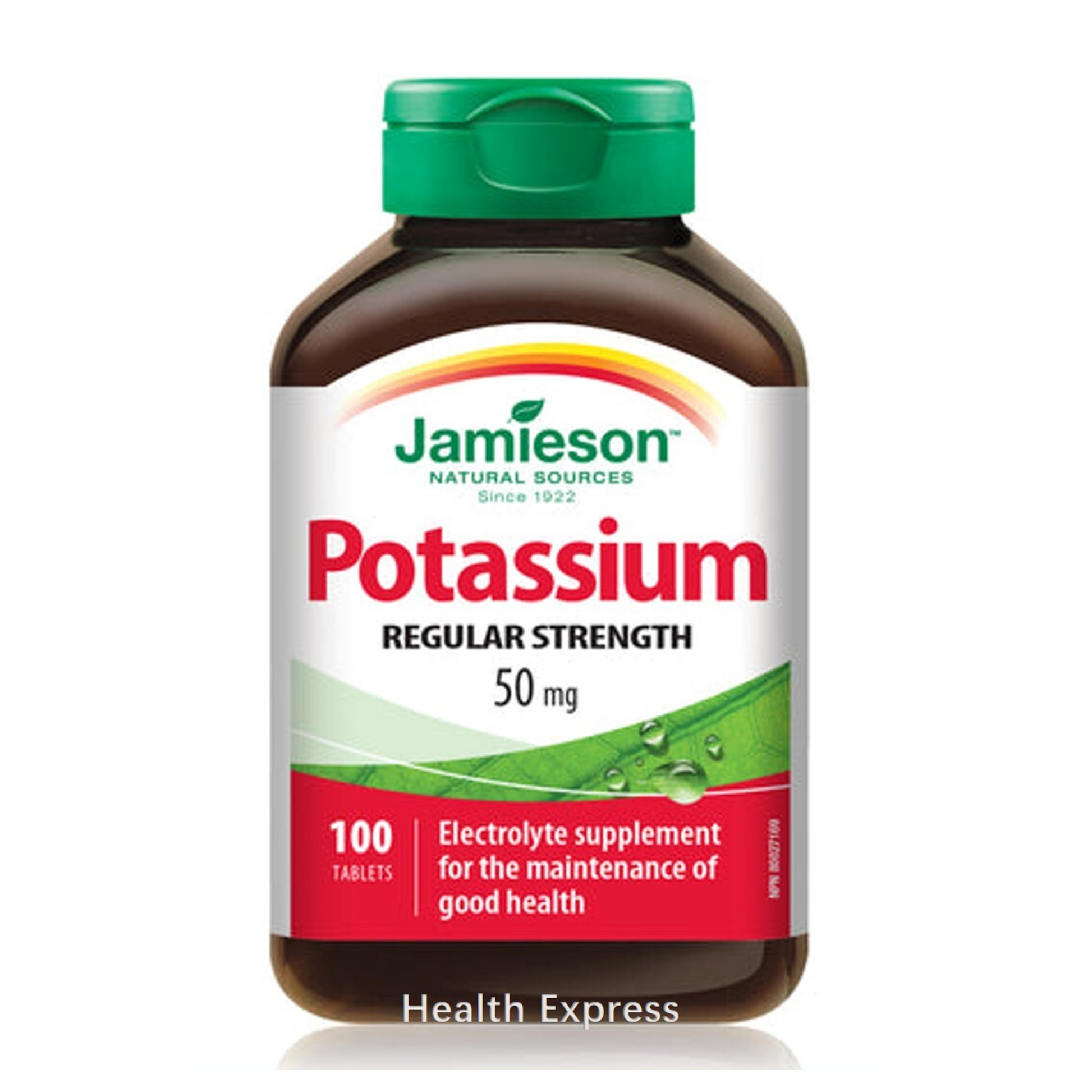 Jamieson 健體鉀 (50 毫克) 營養補充劑 100 粒 