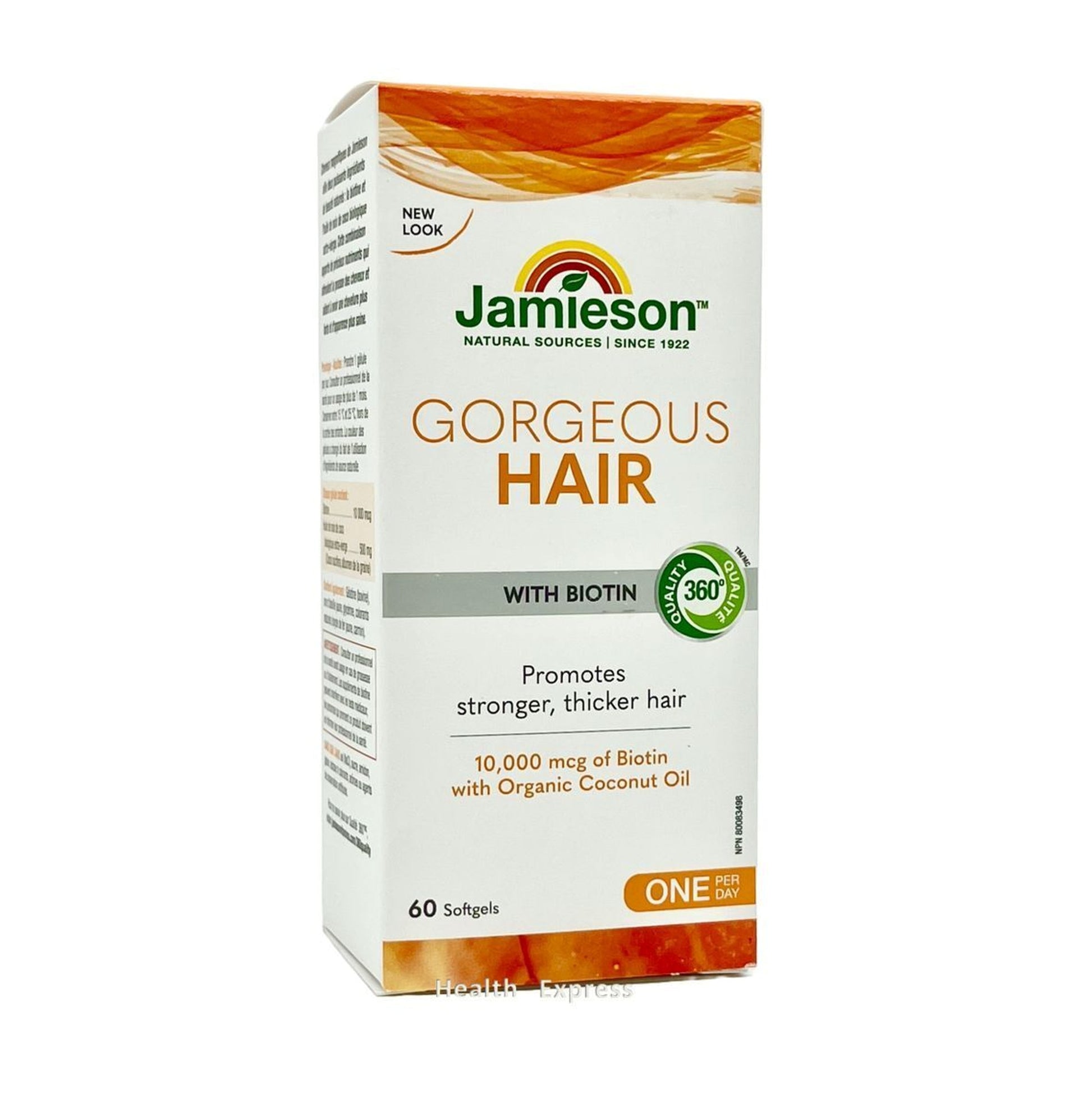 Jamieson 養髮營養素60 粒 (包裝隨機提供) 