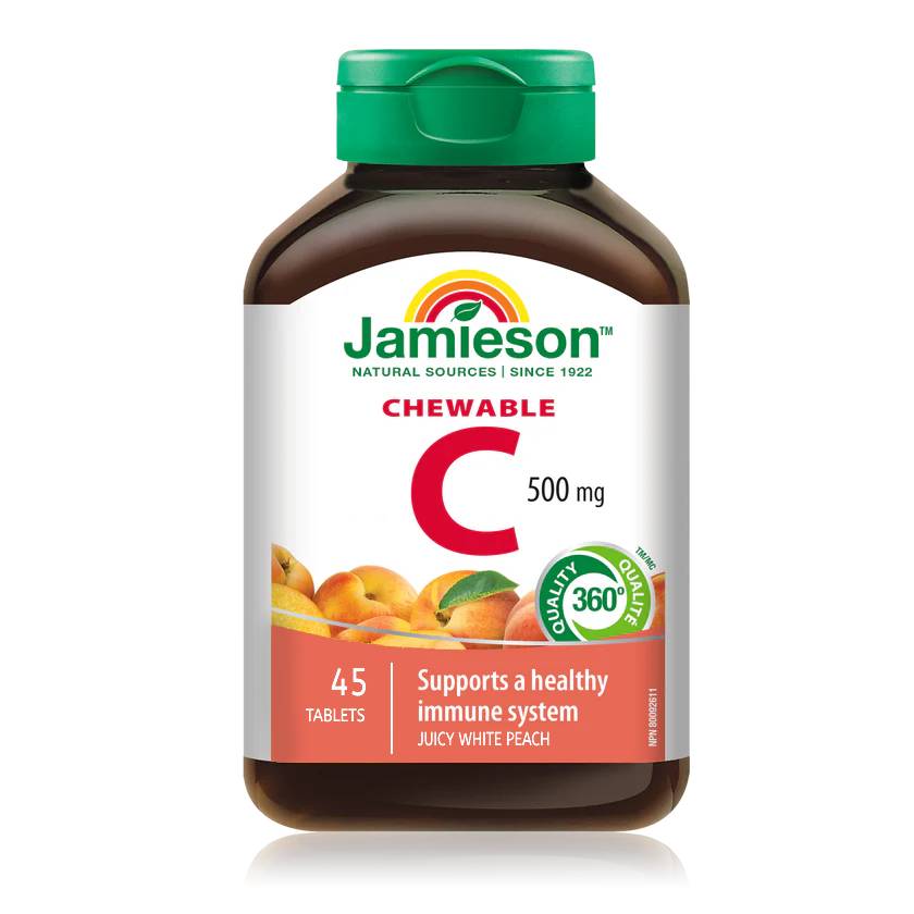 Natural Vitamin C 500mg 45 Chewable Tablet