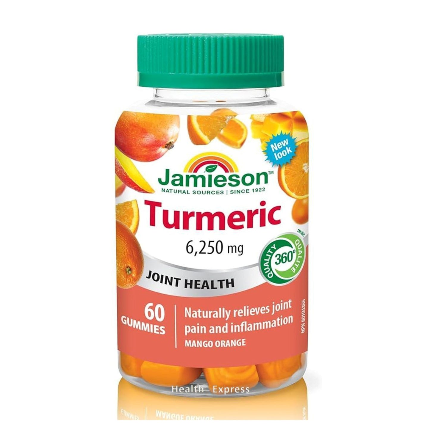 Jamieson 活絡健體薑黃素軟糖60 粒 (包裝隨機提供)