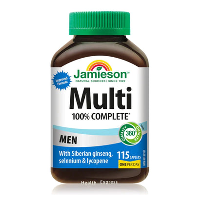 Jamieson 男士全效多種維他命及礦物質 115 粒