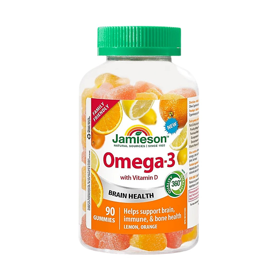 Jamieson 全家喜愛奧米加 omega‐3 軟糖 90 粒 [平行進口] 