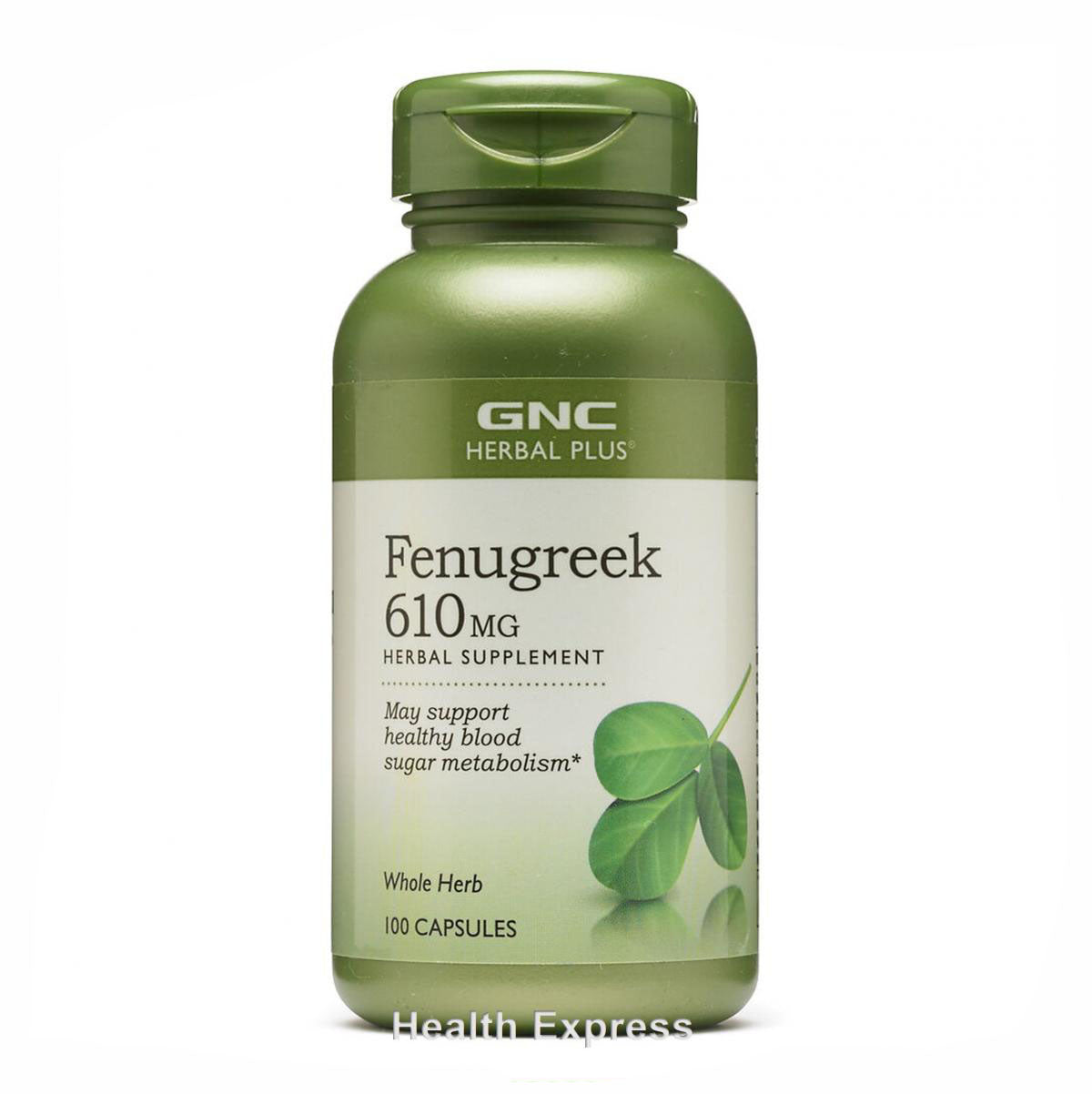GNC Herbal Plus® 葫蘆巴種子催乳豐胸精華 (610毫克) 100 粒裝
