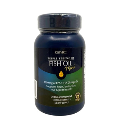 GNC 三重強效超級⿂油 迷你膠囊 120/240 粒
