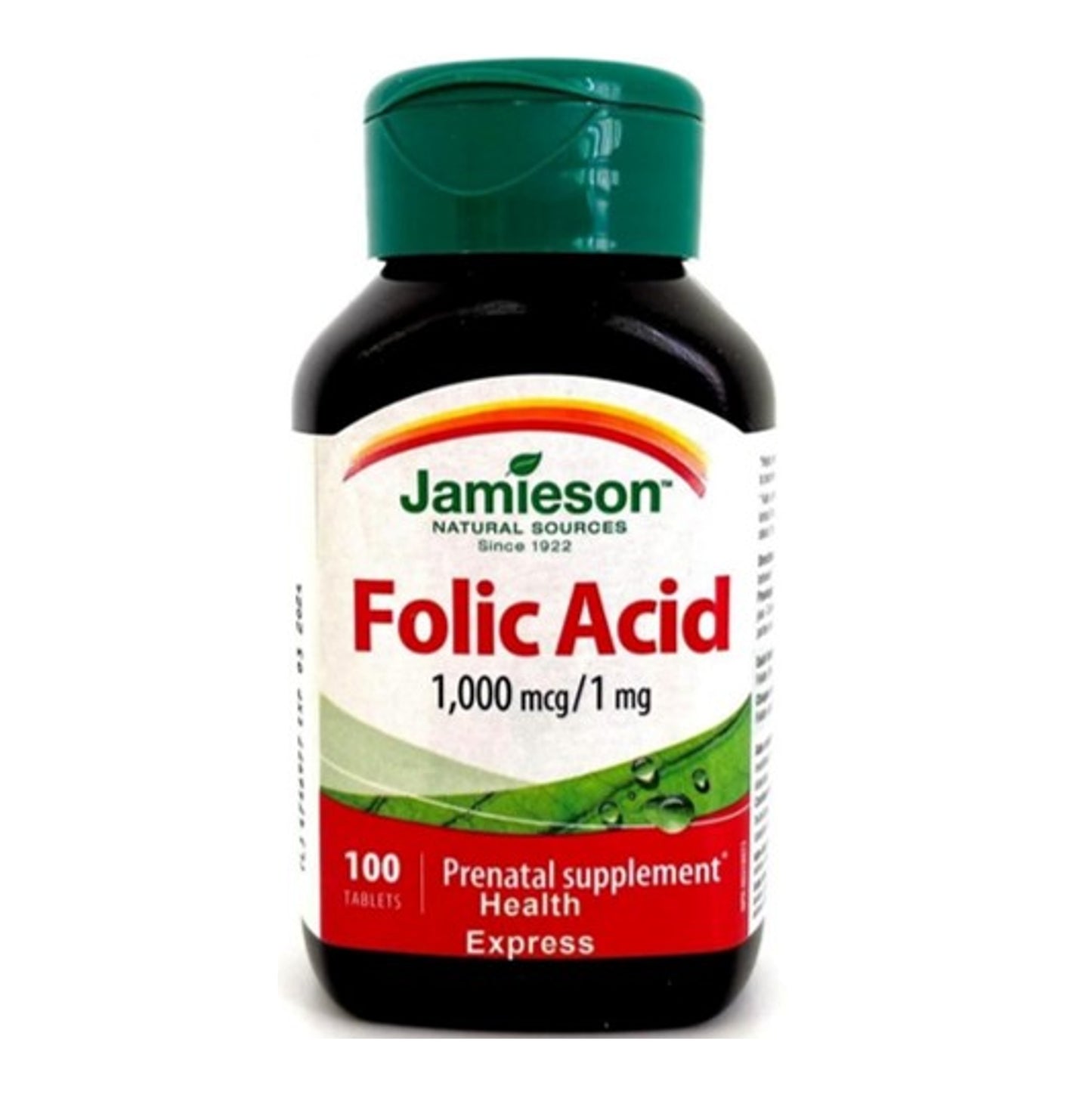 Jamieson - 葉酸 (1000 微克 / 1 毫克) 100 粒裝  [平行進口]