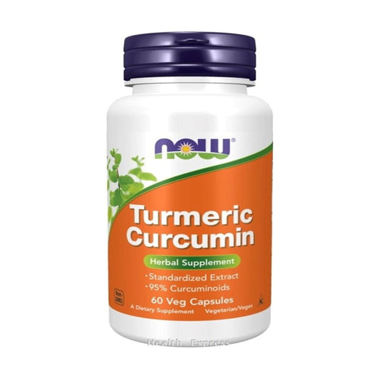 NOW Foods 95%高純度薑黃素萃取精華60粒素食膠囊 [香港行貨]