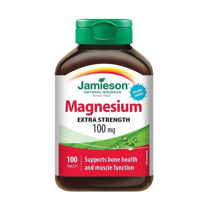 Jamieson 鎂 100 毫克 100片
Magnesium 100 mg 100 Tablets
