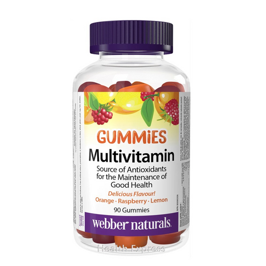 Webber Naturals 綜合維他命營養軟糖 90 粒
Multi Gummies 90 gummies 90 Vgummies