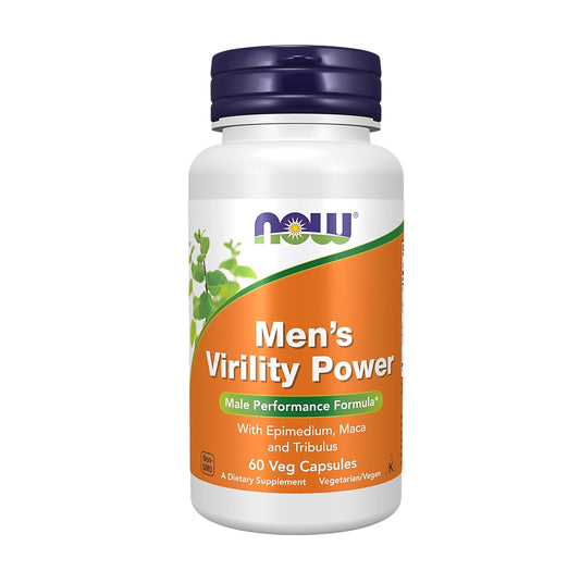NOW Foods Men's Virility Power 60 Veg Capsules [Authorised Distributor]
NOW Foods 男士活力 60 粒素食膠囊 [香港行貨] 