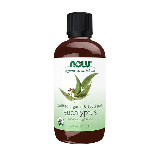 NOW Foods  Organic Eucalyptus Globulus Oil - 118ml [Authorised Distributor]

