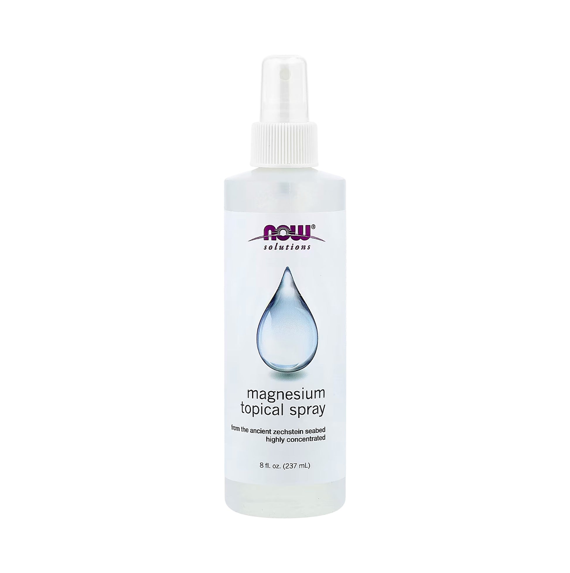 NOW Foods Solutions Magnesium Topical Spray 237 ml (8 fl oz) [Authorised Distributor]