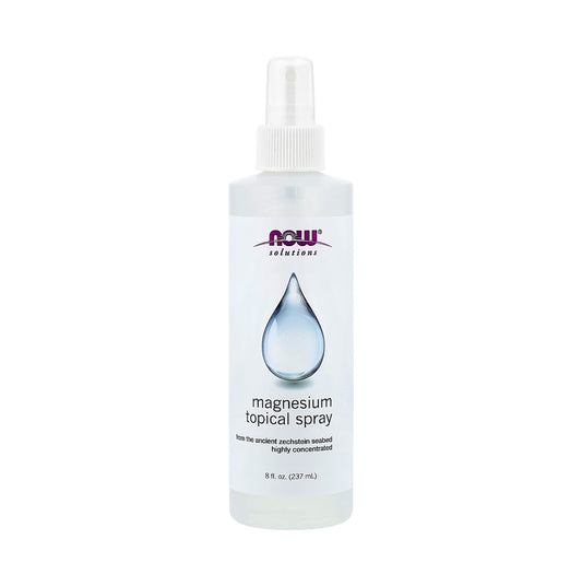 NOW Foods Solutions Magnesium Topical Spray 237 ml (8 fl oz) [Authorised Distributor]