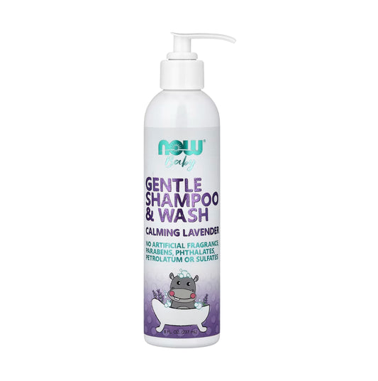 NOW FoodsBaby Gentle Shampoo & Wash Fragrance Calming Lavender 237 ml ( 8 fl oz) [Authorised Distributor]
NOW Foods 嬰兒溫和洗髮水 & 沐浴露 寧神薰衣草味 237 毫升 (8 盎司) [香港行貨] 