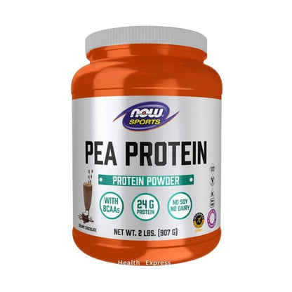 NOW Foods 運動 豌豆蛋白 奶油巧克力 2 磅（907 克）