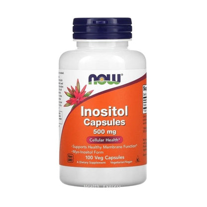 NOW Foods 肌醇 500毫克 100粒膠囊 護肝補肝 頭髮健康