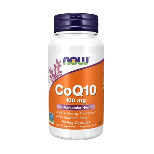 NOW Foods Coenzyme Q10 100mg 90 Capsules [Hong Kong Genuine Product]
