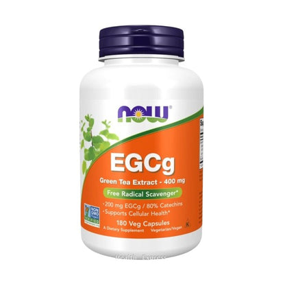 NOW Foods EGCg 綠茶素 400毫克 180粒 抗氧化促進代謝