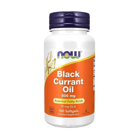 NOW Foods Natural Black Currant Seed Oil 500 mg 100 Softgels \[Hong Kong Official Product]
