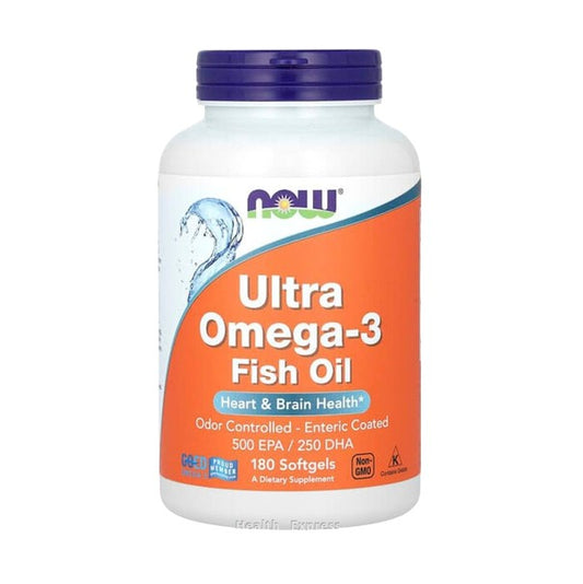 NOW Foods 超級 Omega-3 魚油 180 粒軟膠囊 心血管腦健康