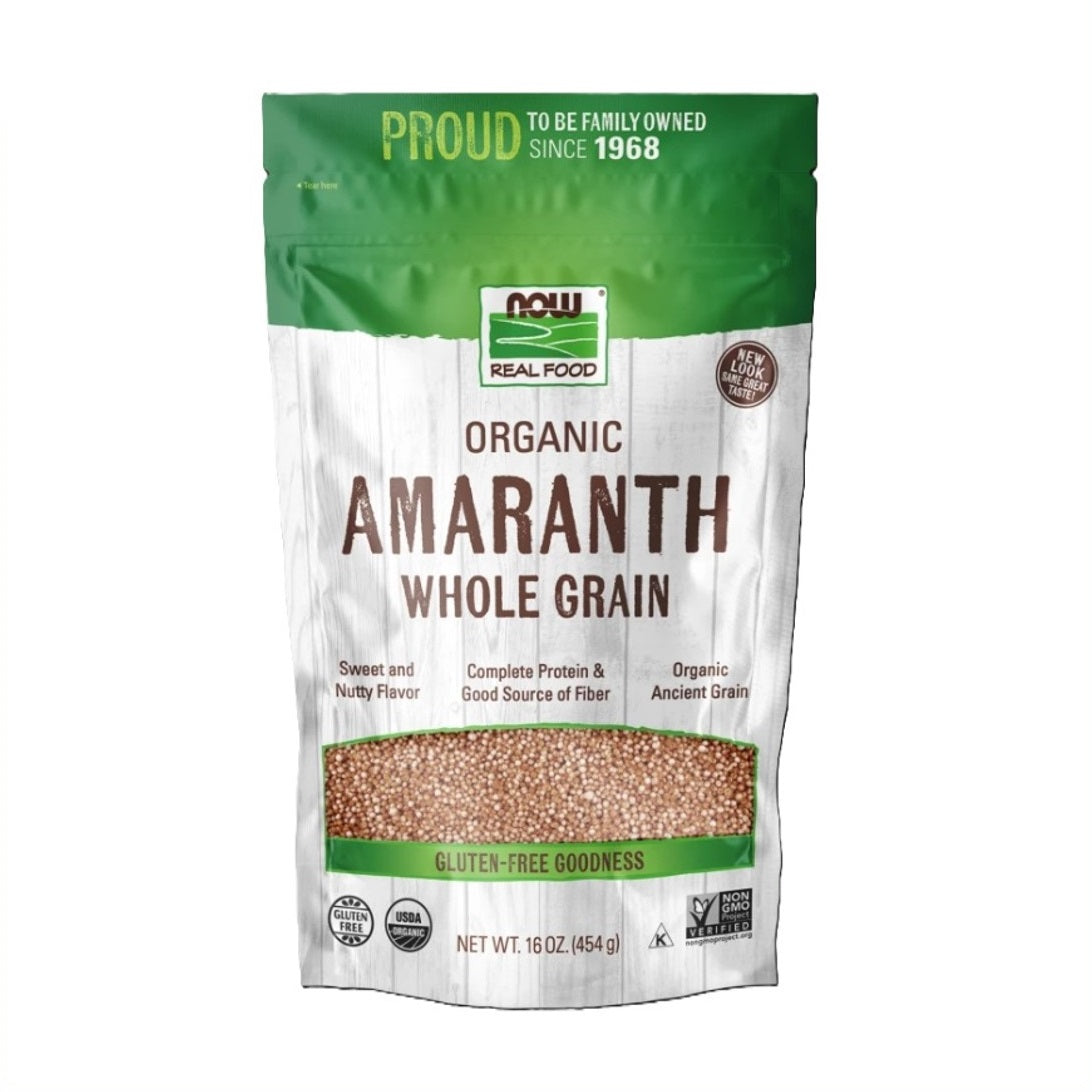 NOW Foods Organic Amaranth Whole Grain 16 oz (454 g) [Parallel Import]
