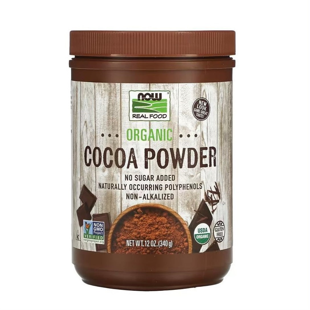 NOW Foods Organic Cocoa Powder 12 oz (340 g) [Parallel Import]
