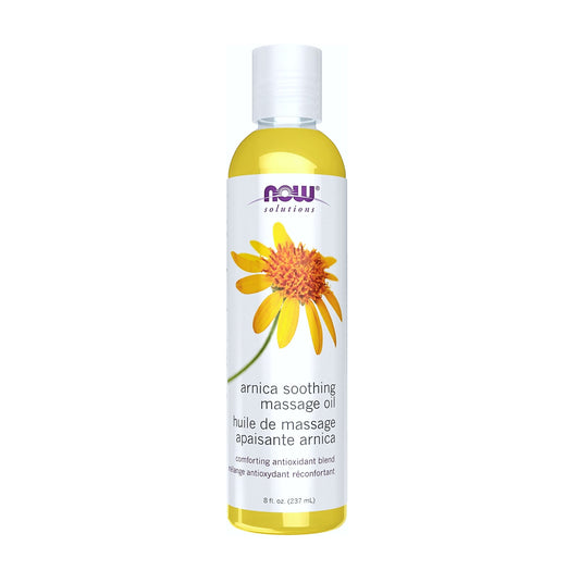 NOW Foods Solutions Arnica Soothing Massage Oil, 8 fl oz (237 ml) [Hong Kong Official Product]
